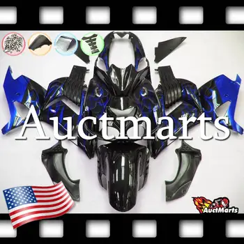 

For Kawasaki Ninja ZX14R ZZR1400 06 07 08 09 10 11 Plastic Fairing Kit (P/N:3h5)