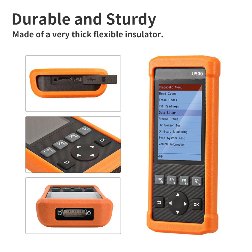 2018 LAUNCH X431 CReader U500 OBD2 Automotive Scanner ABS Airbag EBP Oil lamp reset ODB2 Car Diagnostic Tool Auto obd2 Scanner