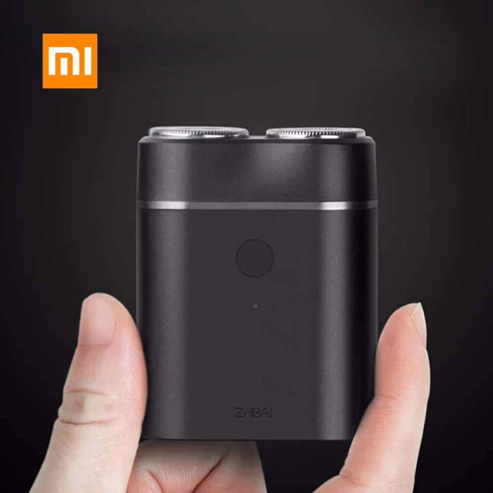 Xiaomi zhibay Mihome USB перезаряжаемая мини-Мужская электрическая бритва Водонепроницаемая электробритва с двойным кольцом