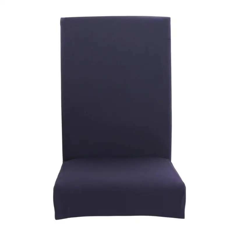 Solid Color Dining Room Chair Cover Stretch Polyester Seat Cover Geometric Anti-dirty Chair Protective Case For Home Hotel Decor Solid Color Dining Room Chair Cover Stretch Polyester Seat Cover Geometric Anti-dirty Chair Protective Case For Home Hotel Decor