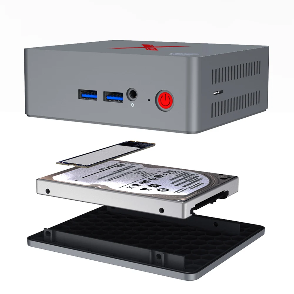 Beelink BT3 X мини ПК Windows 10 Intel Apollo Lake J3355 Graphics 500 4 Гб DDR4 64 ГБ eMMC 2 4G + 5 8G Wi Fi 1000 Мбит/с ТВ