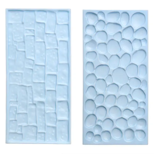 Brick Pattern Stone Wall Impression Mat Embossing Tool Mat