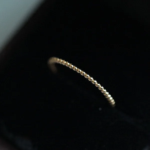

Personalized vintage copper Finger Rings Ultra-thin Joint Ring Weave Texture Fine Jewelry