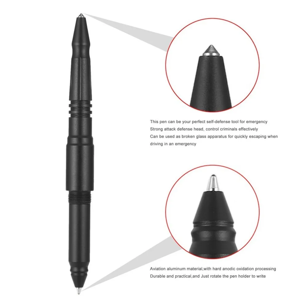 Противоскользящая жесткая анодная Окисление 3 тактическая ручка Самозащита инструмент аварийная тактическая ручка авиация алюминиевые Инструменты