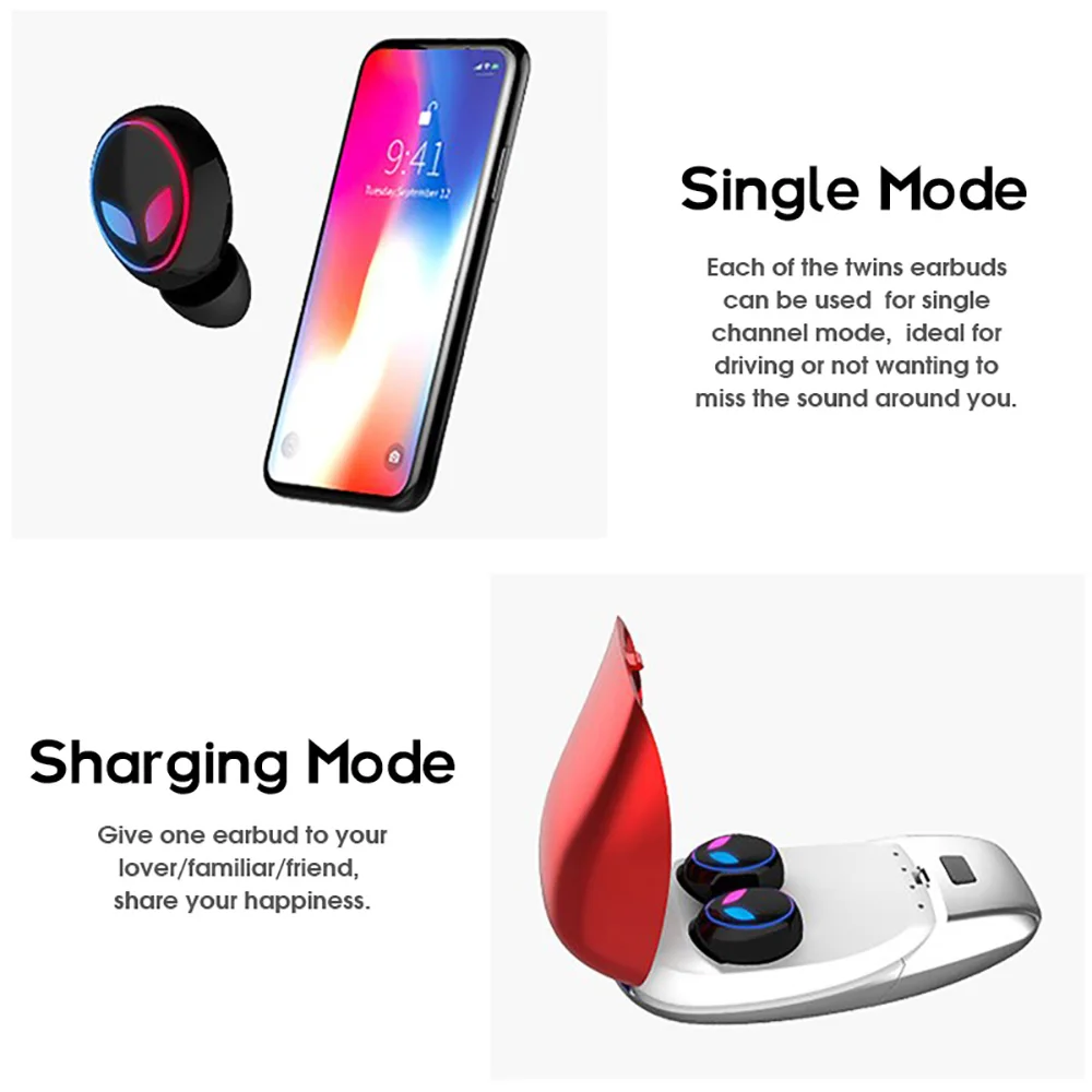 TWS наушники VAORLO спортивные с поддержкой Bluetooth 5 0 Hi Fi 6D|Наушники и гарнитуры| |