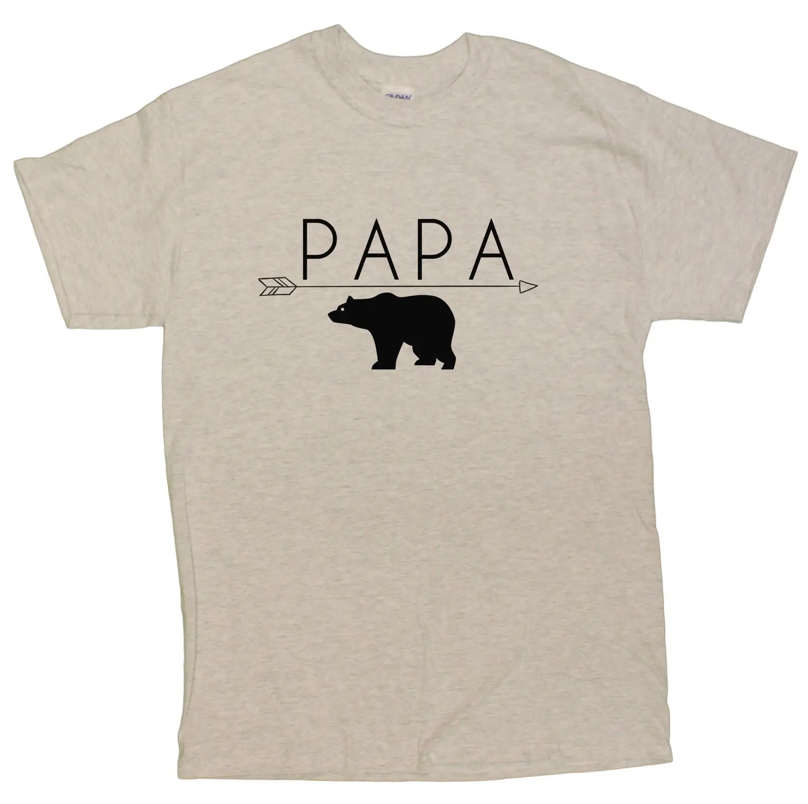 

Men's Papa Bear Funny Dad T-Shirt