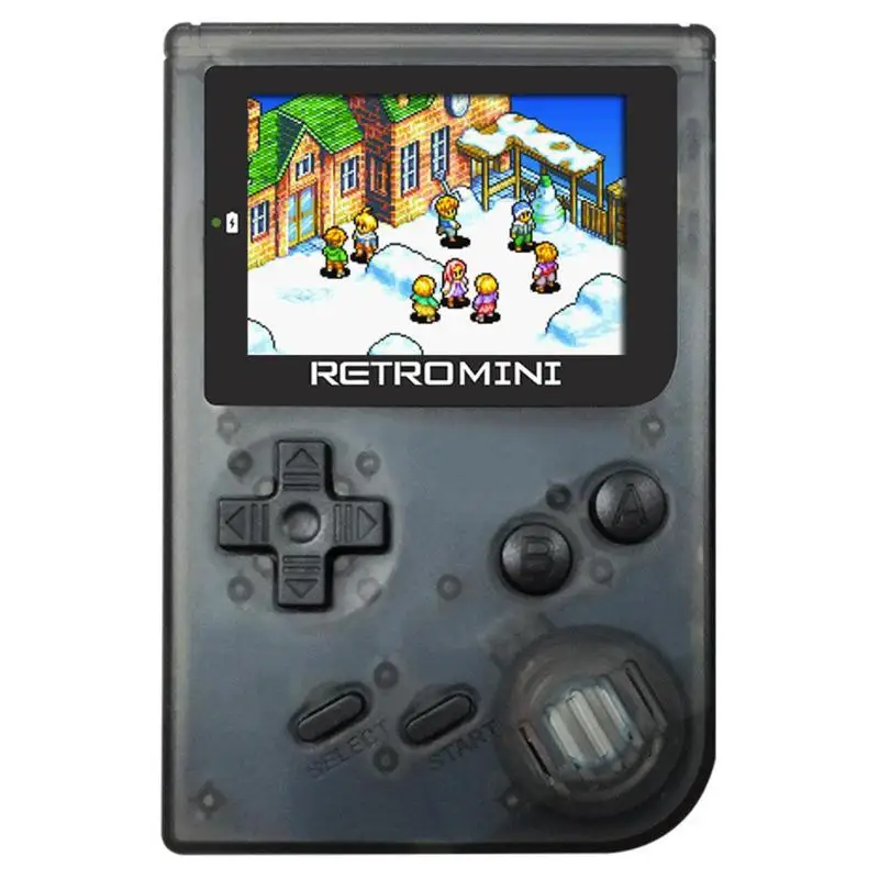 

2.0 inch Mini Handheld Game console Player with 16GB TF Card Built-in 1077 Games German etc 26 languages 105*68*17mm