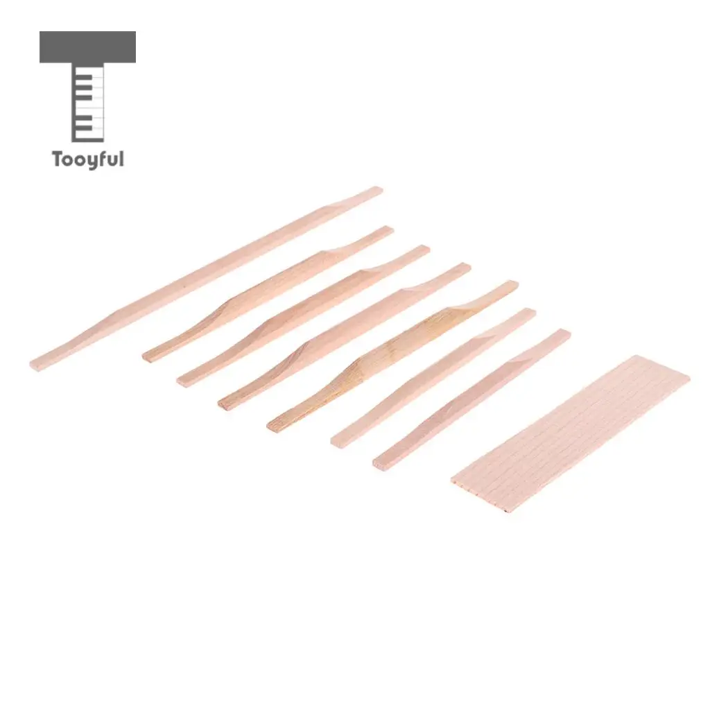

Tooyful 1 Set 23inch Concert Ukulele Spruce Brace Wood Kit 4 String Guitar DIY Accessories Luthier Maker Tools