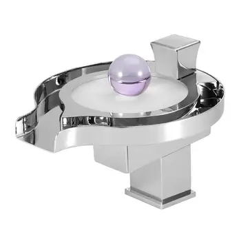 

Temperature Control Faucet 3 Color Change LED Light Faucet Tap Bathroom Sink