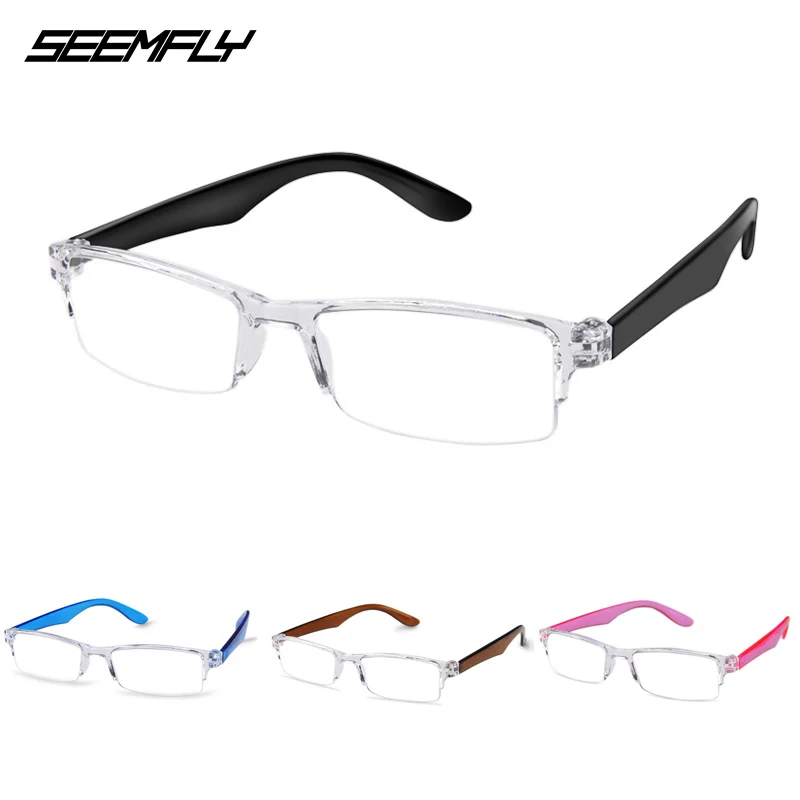 

Seemfly Ultralight Reading Glasses Vintage Portable Presbyopic Glasses Magnifier Vision Eyewear Prescription Lens Unisex Glasses
