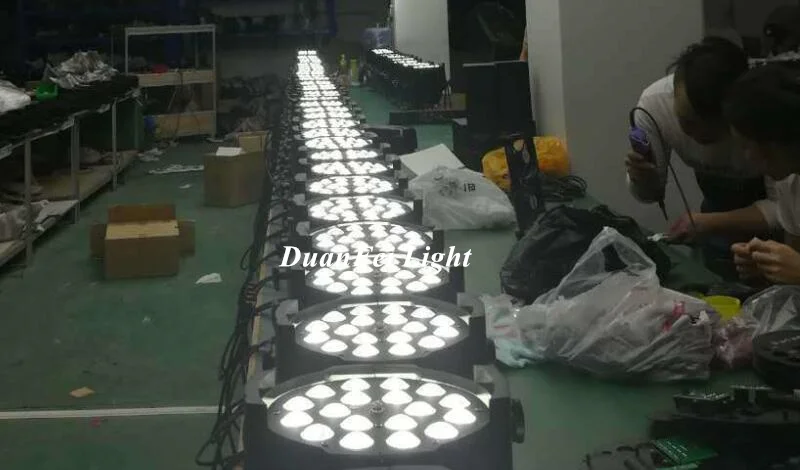 (6 шт. + чехол) сценический zoom wash spot light Светодиодный прожектор par с мультичипом RGBWA uv