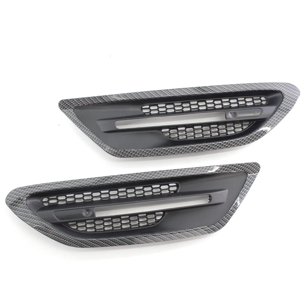 

Carbon Fiber Style for BMW F10 Sedan M5 Side Fender Cover Grille 11-17 4DR ABS