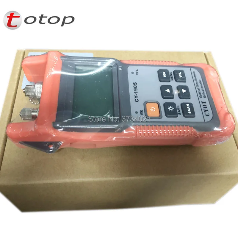 CY 190S ручной OTDR 60км волоконный тестер обнаружения неисправностей 1310нм + 1 мВт VFL