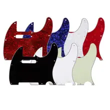 3Ply состаренная перламутровая Накладка для гитары Tele style Гитара Pickguard состаренная белая жемчужина музыкальный инструмент Аксессуары для гитары 7 цветов