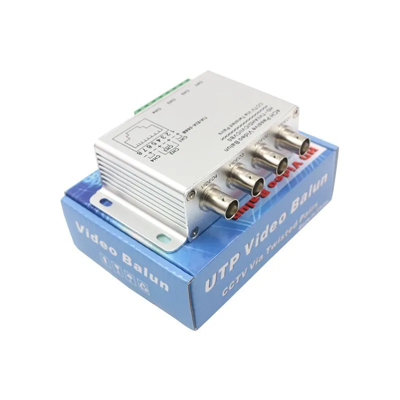 CCTV 4Ch DVR BNC UTP RJ45 пассивный видео балун Камера Cat5 трансивер безопасности Видео