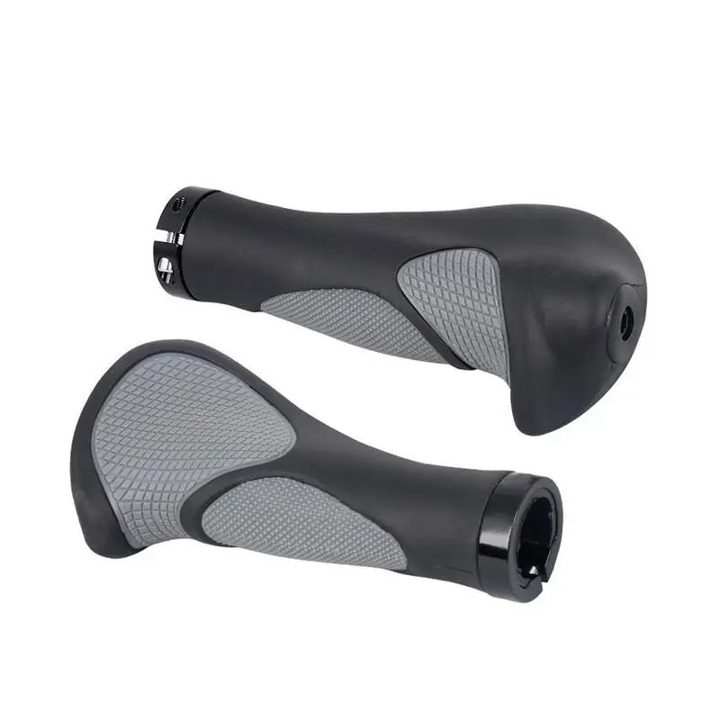 Ручки велосипеда резиновый рожок Форма комфорт Эрго Non slip руле для MTB велосипед BMX