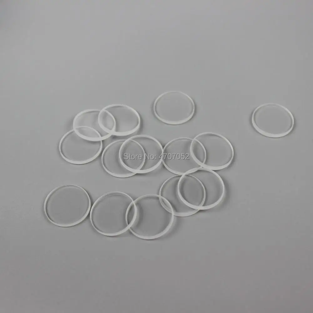 Прозрачный Диаметр 10 мм* 1 мм кварцевое стекло круглая пластина(можно настроить