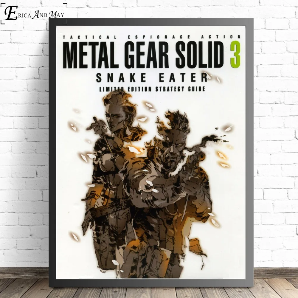 Металлическая Шестерня твердый MGS видео игра плакат и печать на холсте