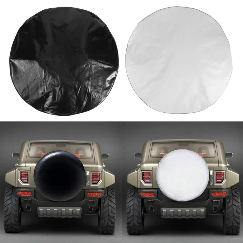 

VODOOL Universal Spare Tire Cover Dustproof Sunproof Tyre Protector Case for Car Trailer RV SUV Truck Wheel Tire Accessories