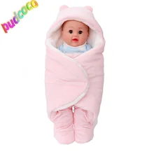 Теплый новорожденный младенец овечья шерсть пеленать обёрточная бумага одеяло зимний спальный