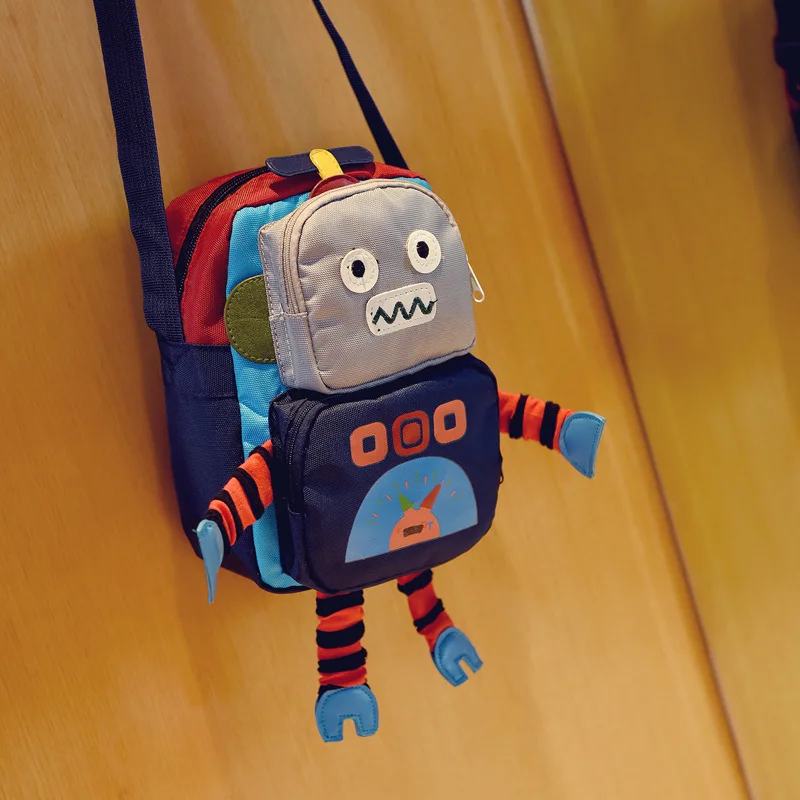 

Nylon Robot Cartoon Crossbody Bags For Women Handbags Female Shoulder Bag Women Messenger Bags Ladies Small Hand Bags Sac Tote