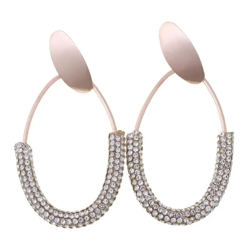 

Resin Set Hoop Earrings Drop Shaped Ear Studs Women Jewelry New Simple Korean Fashion Big Round Circle Earrings