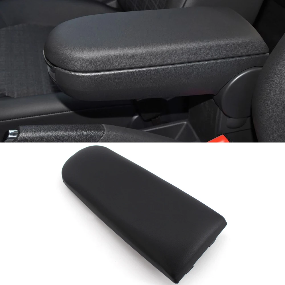 

Car Armrest Covers for Car for VW Golf 4 JETTA MK4 Skoda Octavia Caruniversal Interior Center Console Armrest Lid Cover Black