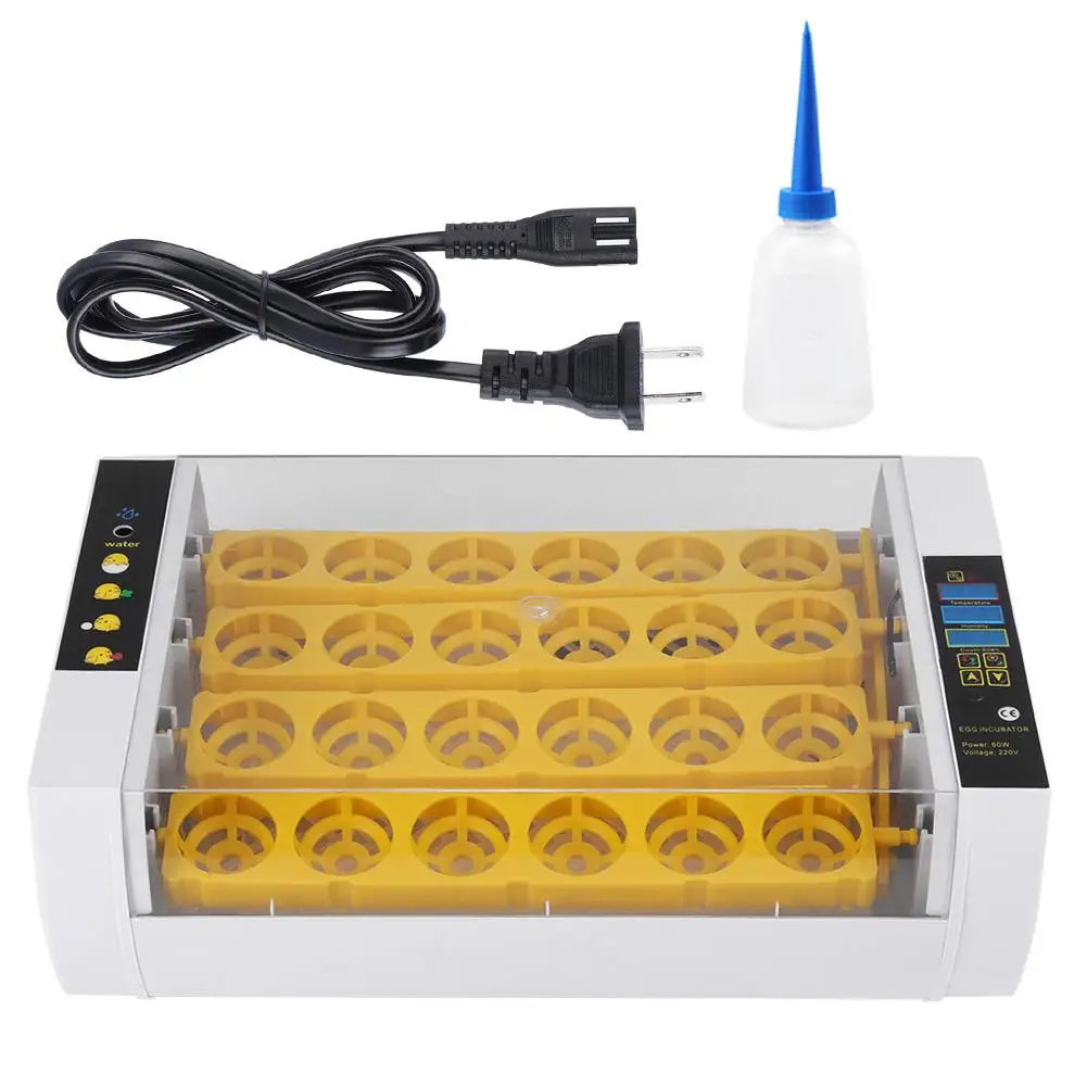 

24 Eggs Incubator Temperature Control Digital Automatic Chicken Chick Duck Hatcher Tool