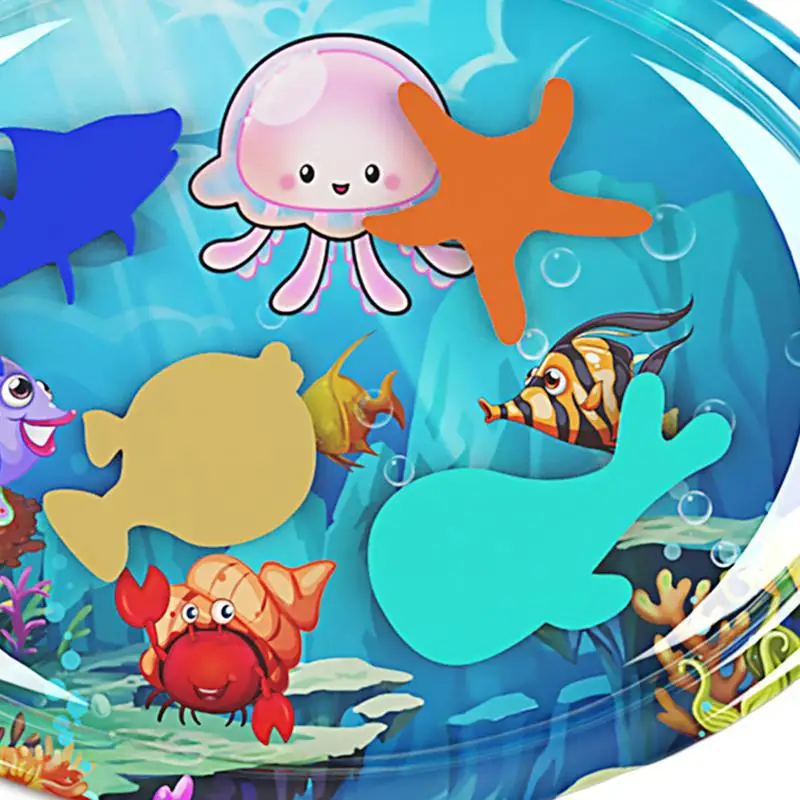 MINOCOOL S ummer CoolPlay Water Pad Flexible Game Mat Inflatable Water Cushion Toy for Boy Girl Baby Play Padded Mat MINOCOOL S ummer CoolPlay Water Pad Flexible Game Mat Inflatable Water Cushion Toy for Boy Girl Baby Play Padded Mat