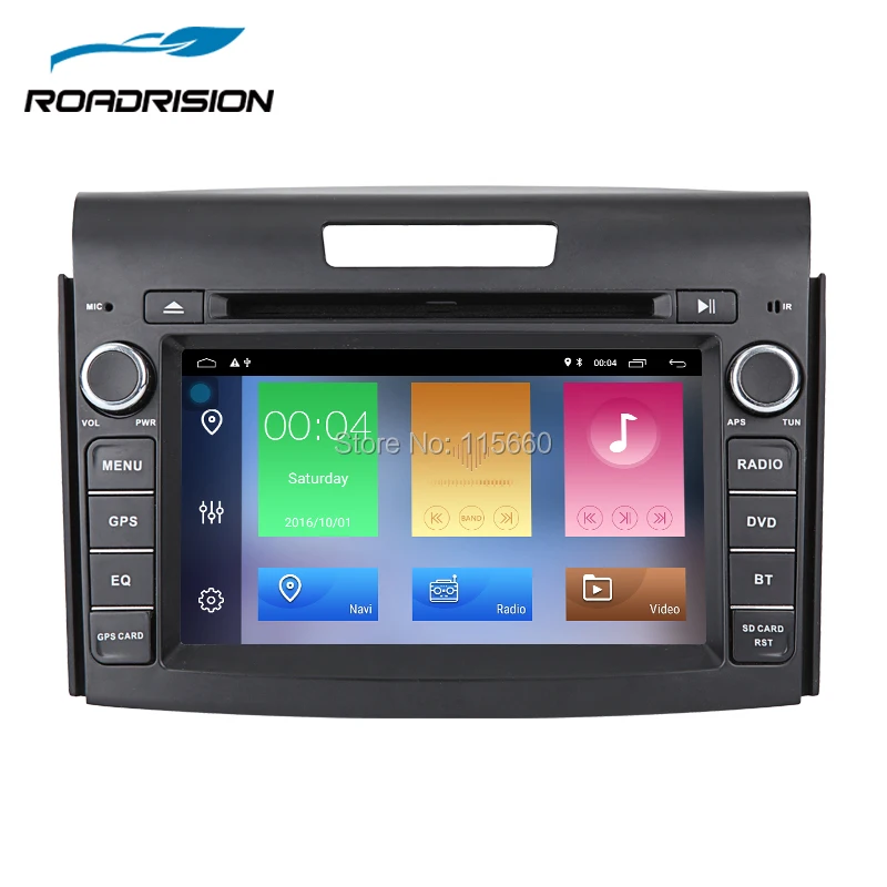 RoadRision Android 8,1 Автомобильный DVD плеер для Honda CRV CR-V 2012-, Wi-Fi, gps навигации Мультимедиа Стерео Авторадио Canbus RDS