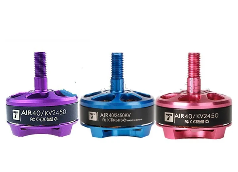 Air40 3-4s T двигатель Fpv двигатели 2450kv бесщеточные 3 мм стальной вал для мультиротора |