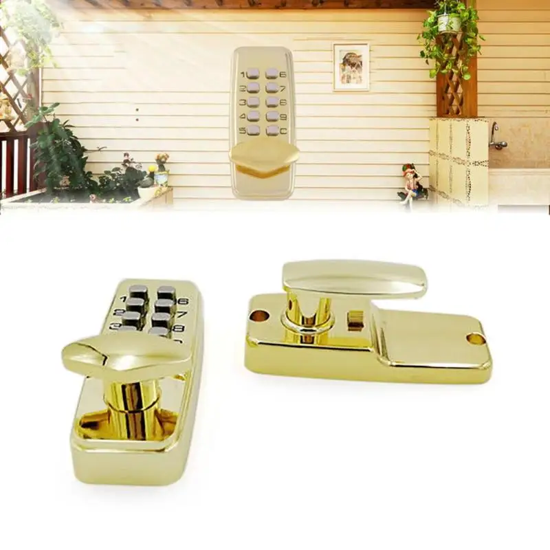 

Mechanical Digital Door Lock Push Button Keyless Code Combination Lock