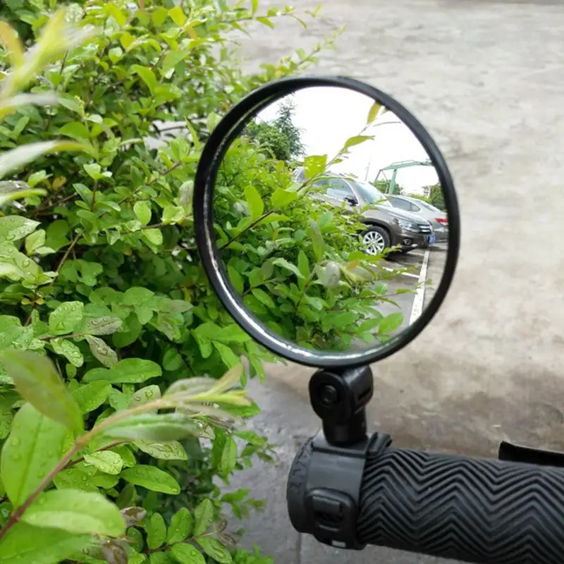 

HOT Mini Adjustable Bike Rearview Mirror Bike Bicycle Handlebar Flexible Safe Rearview 360 Degrees Rear View Mirror