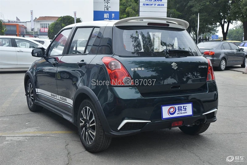 Спойлер для Suzuki swift 2007 2013 АБС пластик Неокрашенный задний спойлер на крыло крышу