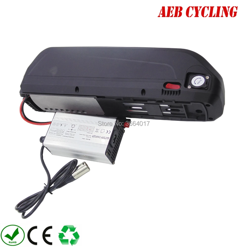 Cheap Free Shipping USB hailong down tube ebike battery 500W 750W 1000W 36v 48v 52V 15Ah 16Ah 17.5Ah 20Ah 24.5Ah Li-ion shark battery 4