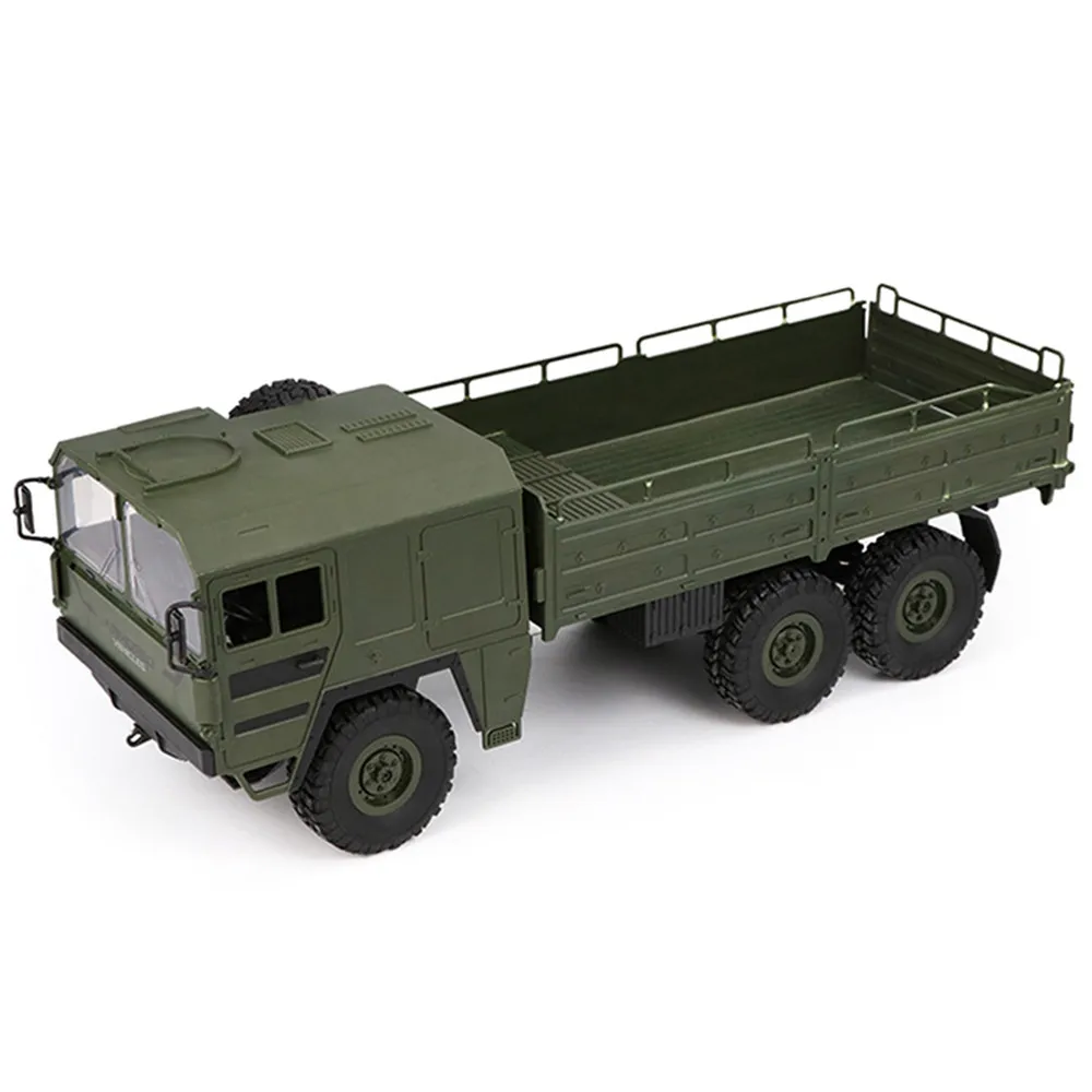 

JJRC Q64 1/16 2.4G 6WD RC Car Military Truck Off-road Rock Crawler RTR Toy 6 Wheels Racing Green Yellow Christmas Gifts