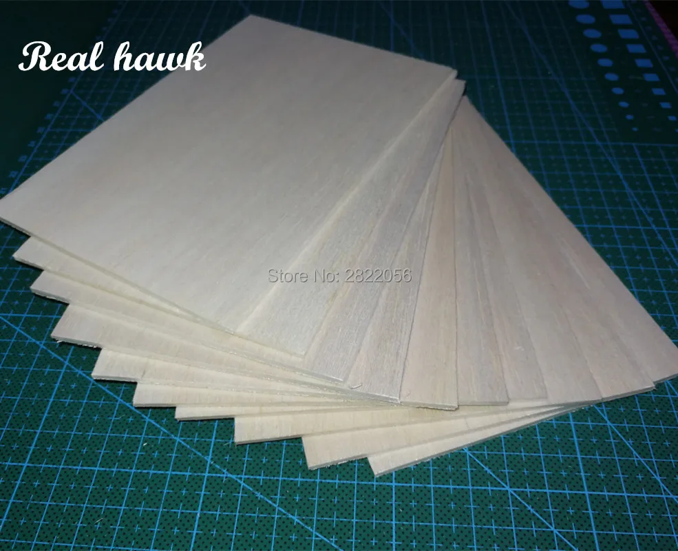 

AAA+ Balsa Wood Sheets 150x100x1.5mm Model Balsa Wood for DIY RC model wooden plane boat material