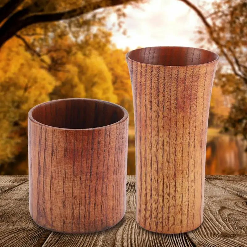 

Wooden Cup Natural Handmade Spruce Wooden Cup Breakfast Beer Milk Coffee Drinkware Green Tea Cup Water Mug