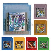 

PokemonSeries 16 Bit Video Game Cartridge Console Card Classic Game Collect Colorful Version English Language