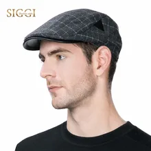 FANCET модная одежда из вискозы остроконечные шляпы для мужчин клетчатые мягкие регулируемые 4 панели изысканные козырьки Gorros Duckbill кепки мужские 99085
