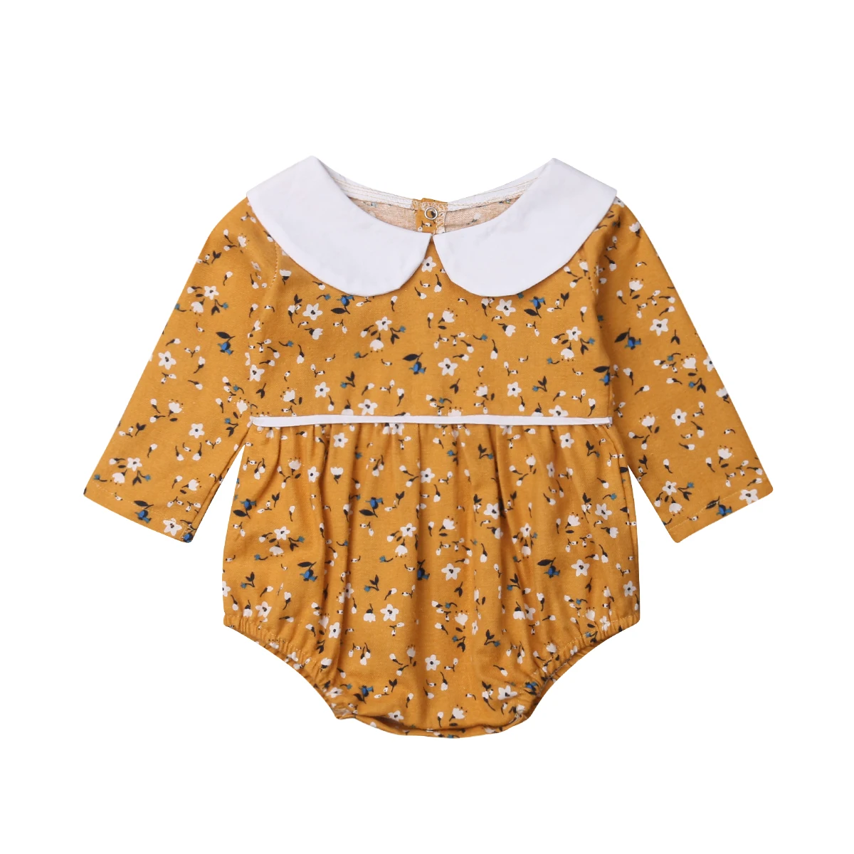 

pudcoco Newborn Infant Baby Girl Floral Cotton Clothes Bodysuit baby girl 2018 new floral casual bodysuit baby girl