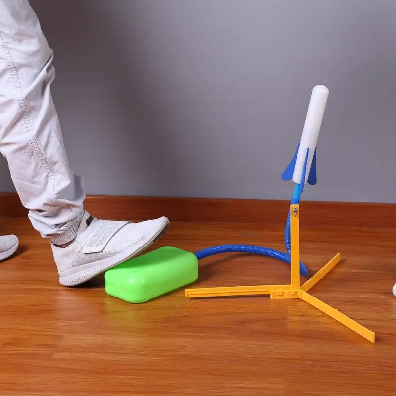 

Kids EVA Air Pressed Rocket Launcher Pedal Assembly Set Children Safety Outdoor Sports Interactive Play Games Educational Toy