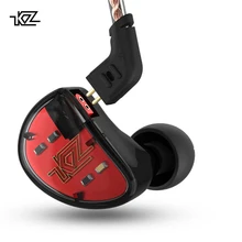 Плотным верхним ворсом KZ AS10 голубой наушники 5BA излучателю с уравновешенным якорем Hi-Fi бас наушники-затычки наушники монитор спортивные гарнитуры Шум шумоподавления наушники