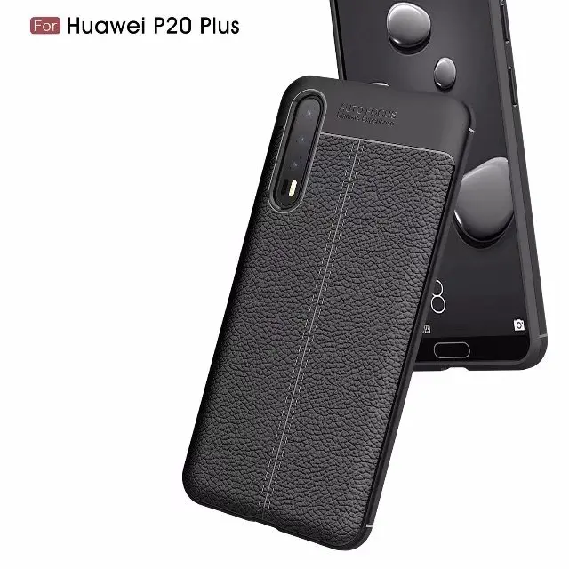 Кожаный защитный чехол с автофокусом личи для HUAWEI P20 PRO P20 LITE Honor 10 lite P9 LITE MINI 300P