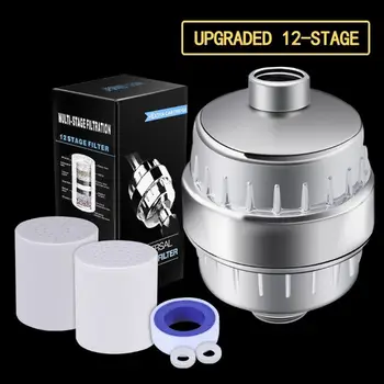 

Bathroom 12 Filtration Purifier Shower Water Filter Chlorine Fluoride Remover Purification Accessories Water Treatment