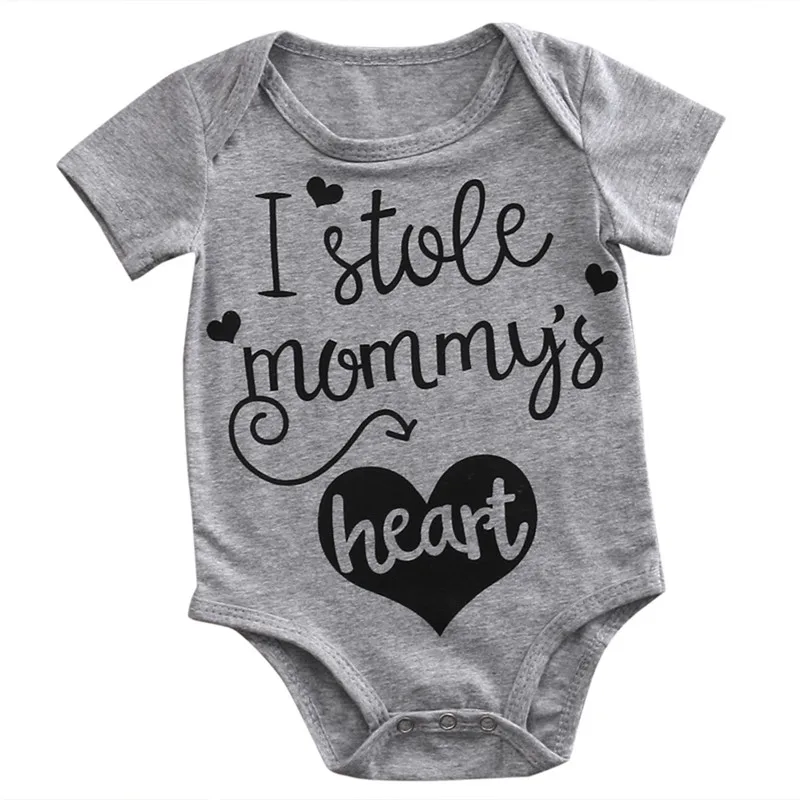 

PUDCOCO Newborn Baby Boys Girl Cotton Letter Jumpsuit Active Bodysuit kids Clothes Pop Outfits 0-24M
