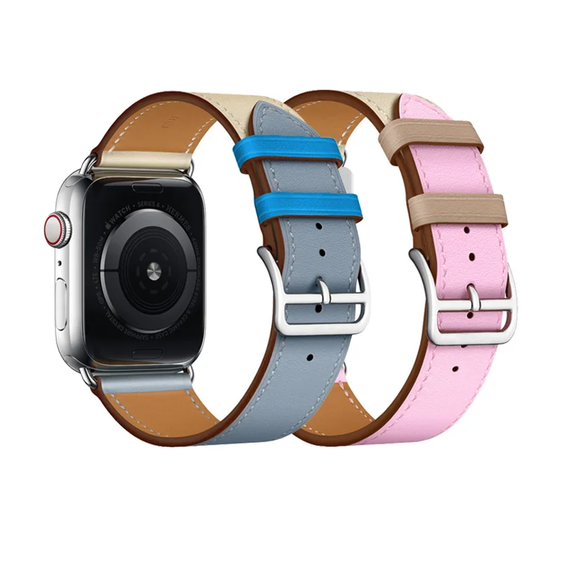 Ремешок для наручных часов Apple Watch Series 4 браслет из натуральной кожи 2 3 38 мм 40 44