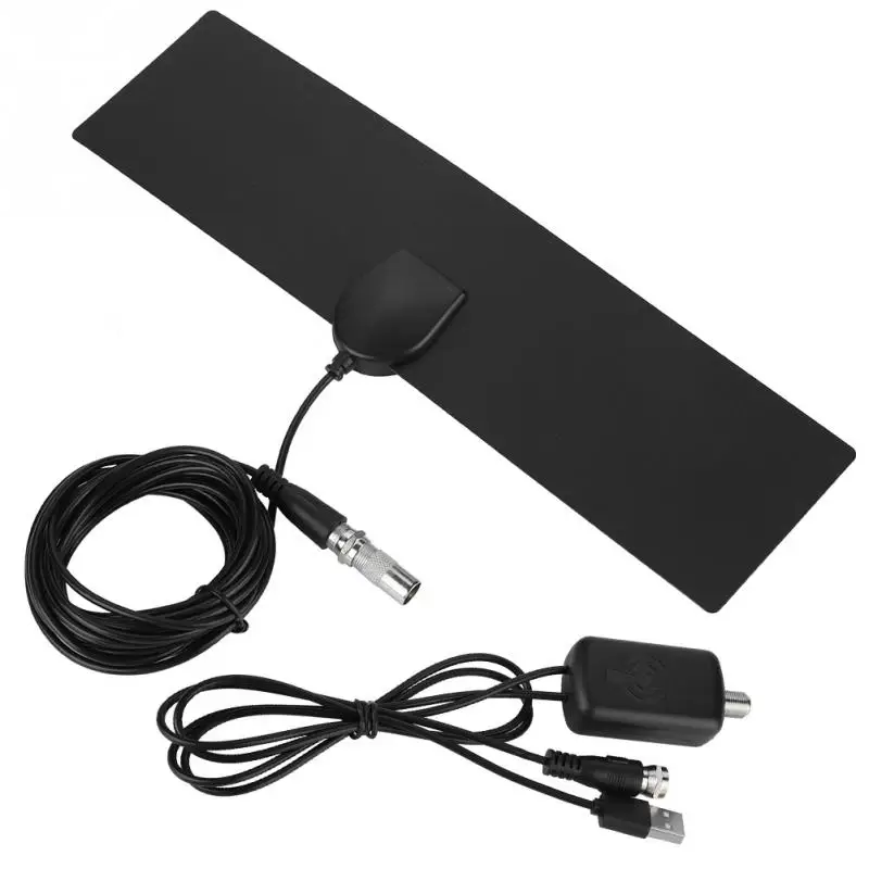 50 Miles Coverage Flat Antenna 5dBi High Gain High Sensitivity 1080P Digital TV Antennain TV