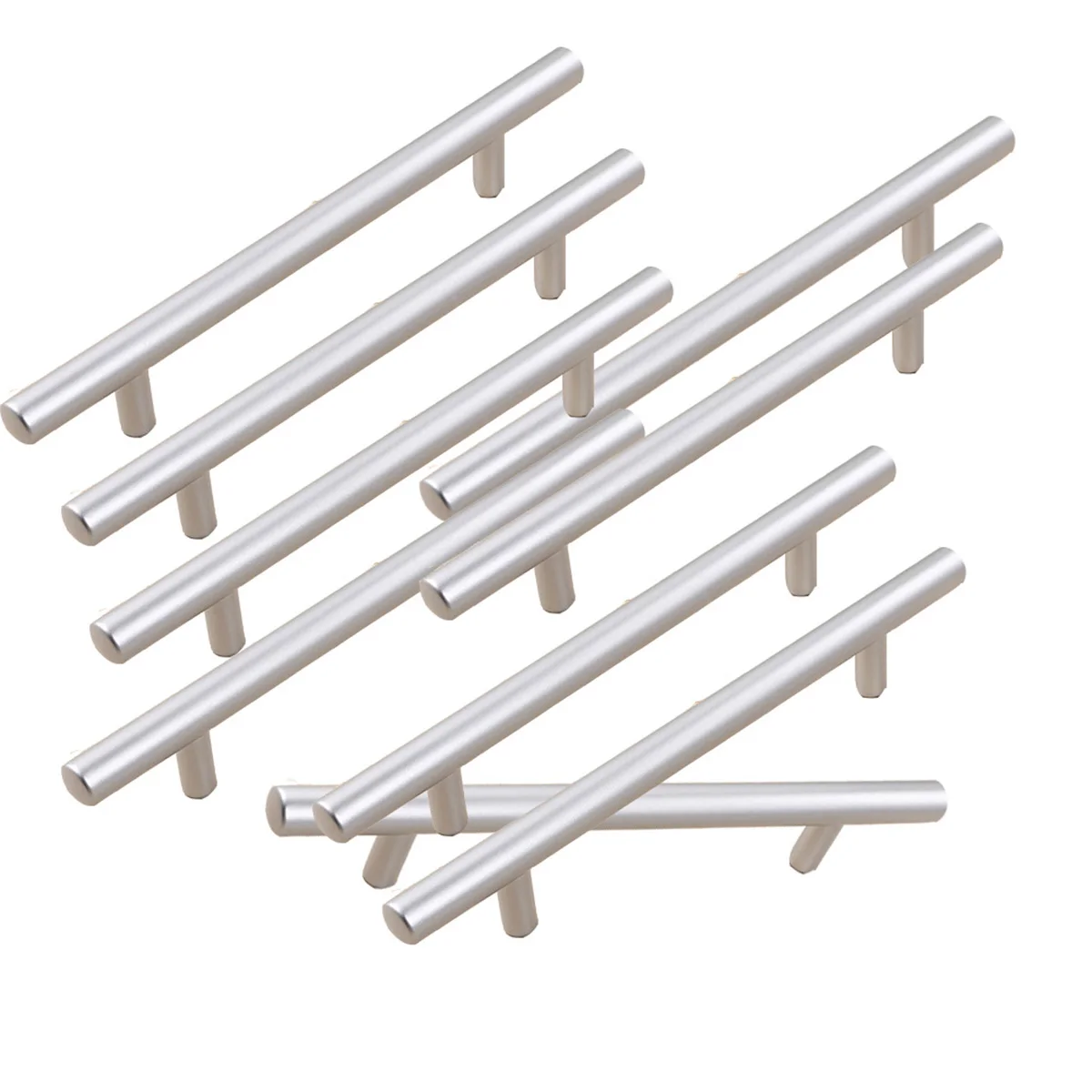 

25PCS Furniture Cabinet Plastic Handle Cabinet Door Handle Durable Handle With 50pcs Screws(18.9*1.2*3cm)