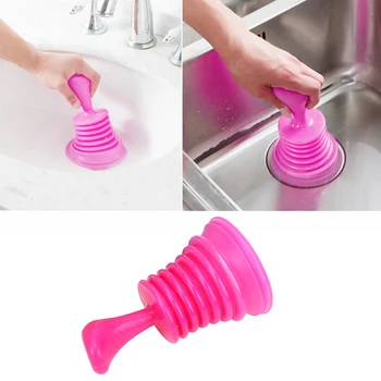 

Drain Cleaners Household Sewer Suction Plug Bathroom Drain Toilet Plunger Pipe Dredge Sink Dredge Pipe Suction Cup